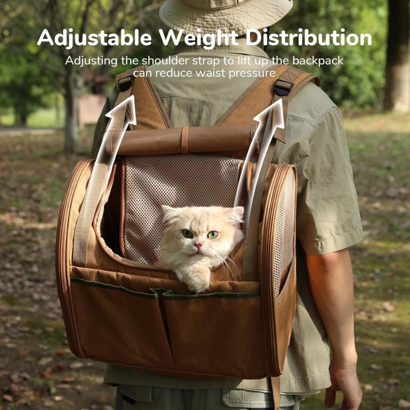 Cat Backpack Factory - Hot Selling Large Expandable Breathable Outdoor Portable Travel Bag