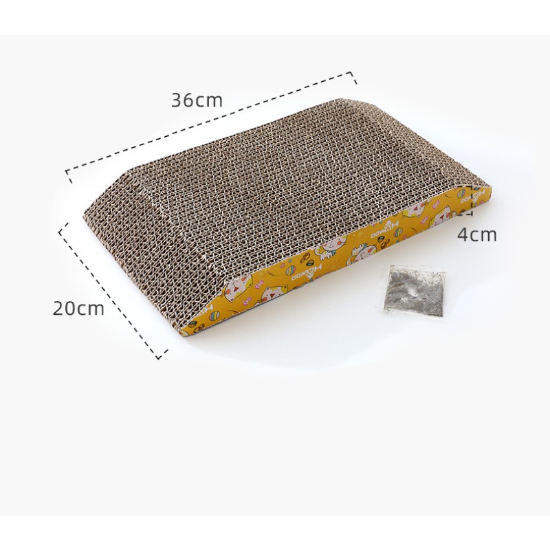 Trapezoidal Scratcher Factory - Wholesale Interactive Trapezoidal Scratching Board Corrugated Paper