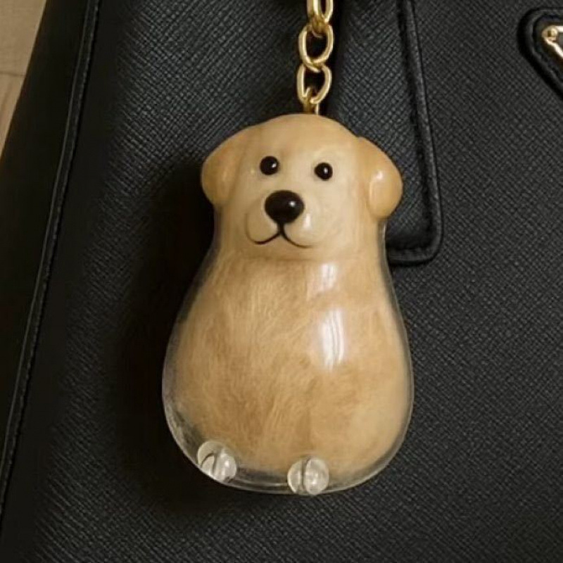 Pet Memorial Locket Manufacturer - Wholesale Dog Shape Keychain Hair Locket Keepsake Gift