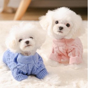 Pet Sweater Supplier - Eco Friendly Handmade Sweaters Comfortable Breathable Warm Knitted Sweater