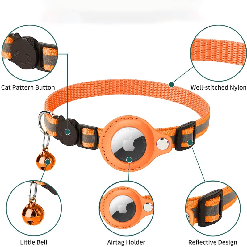Dog Collar Supplier - Wholesale Classic Style Eco-friendly Nylon Adjustable Reflective Dog Collar