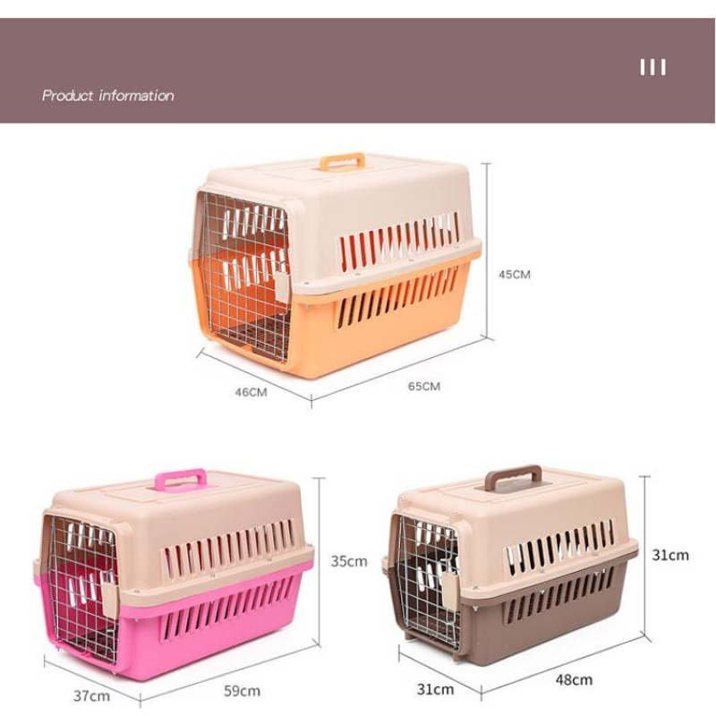 Pet Cage Supplier - Manufacturer Wholesale Eco-Friendly Luxury Plastic Removable Travel Cage