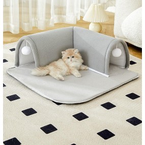 Cat Tunnel Bed Supplier - Wholesale Cat Hole Sleeping Mat Double Openings Washable 2 in 1
