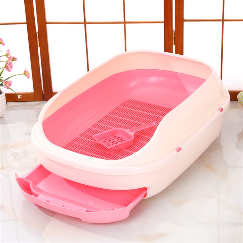 Portable Litter Box Factory - High Quality Eco-friendly Portable 3 Parts Accessories Litter Box