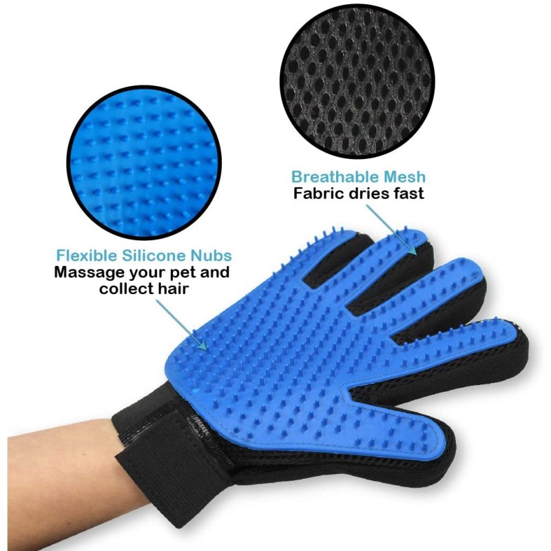 Pet Hair Glove Manufacturer - Manufacturer Wholesale Custom Deshedding Bath Grooming Glove