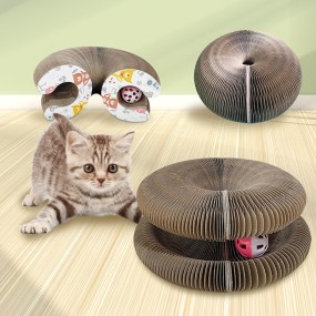 Scratching Board Manufacturer - New Design Hot Sales Recyclable Round Folding Magic Organ Board