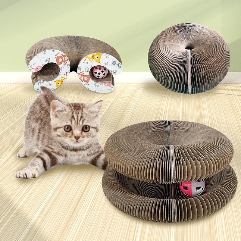 Scratching Board Manufacturer - New Design Hot Sales Recyclable Round Folding Magic Organ Board