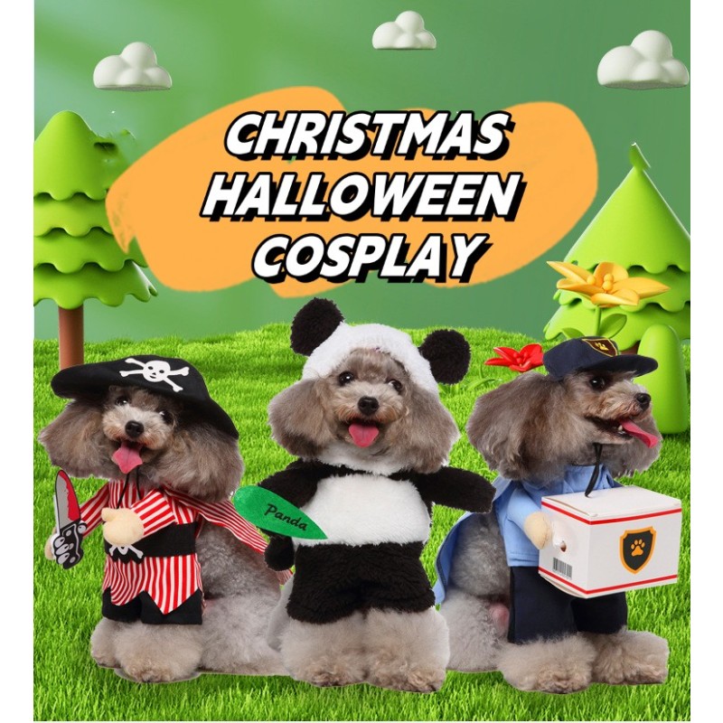 Pet Dress Factory - 2023 Popular Fashion Luxury Cold Resistance Warm Funny Christmas Dress