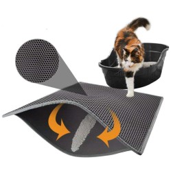 Litter Mat Supplier - Custom Detachable Waterproof Double Layer Eco Friendly Litter Trapper Mat