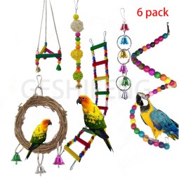 Pet Bird Toys Factory - Factory Wholesale Eco-Friendly Pet Bird Toys Set Rope Chew Toy
