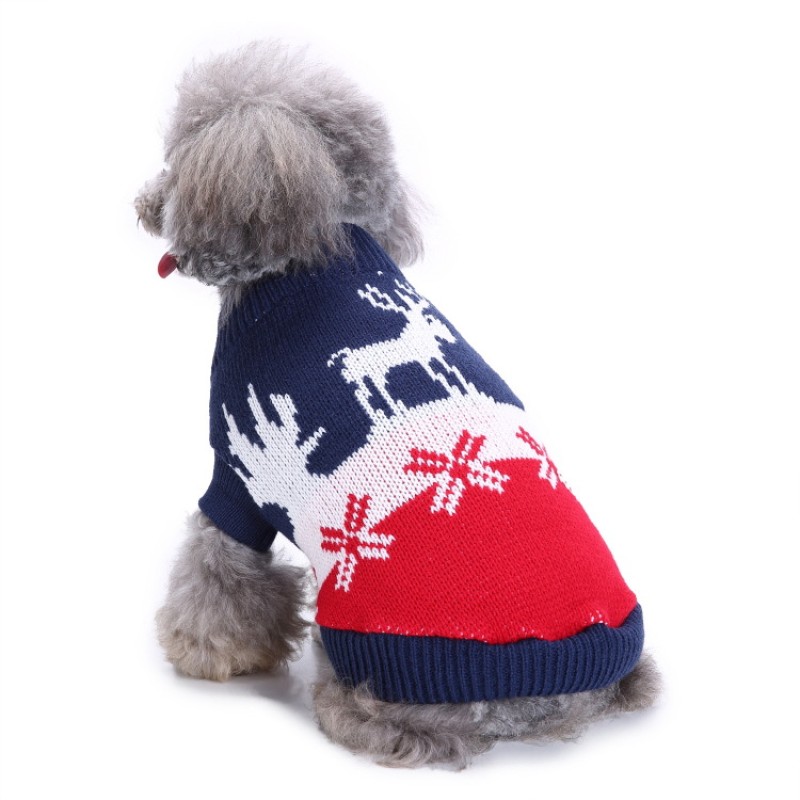 Pet Christmas Sweater Supplier - Wholesale Pet Christmas Decorations Winter Apparel Sweater