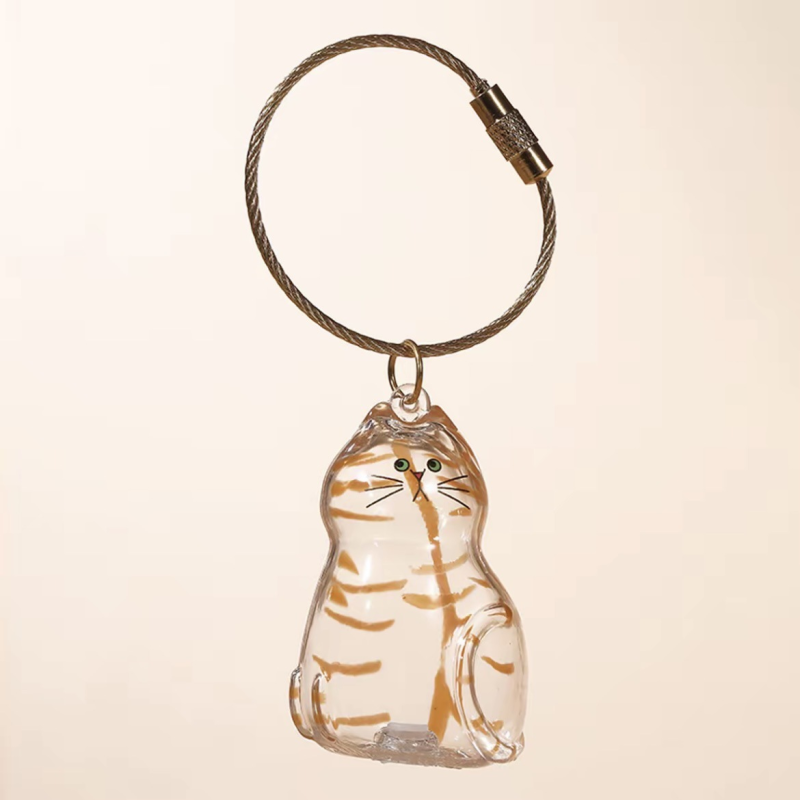Pet Hair Keychain Factory - Wholesale Transparent Keepsake Capsule Memorial Gift for Owners