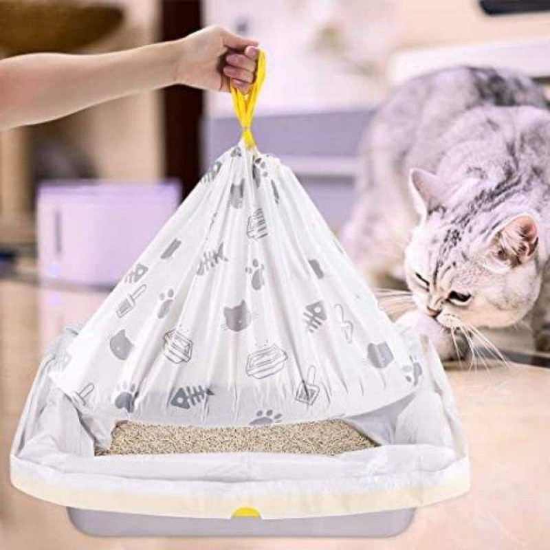 Biodegradable Bag Manufacturer - Compostable Waterproof Customized Drawstring Litter Bag