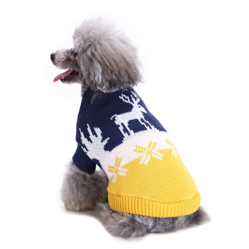 Pet Christmas Sweater Supplier - Wholesale Pet Christmas Decorations Winter Apparel Sweater