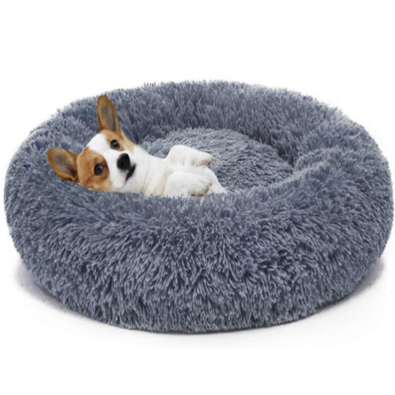 Round Pet Bed Manufacturer - Manufacturer Wholesale Custom Round Shape Plush Soft Non-Slip Bed