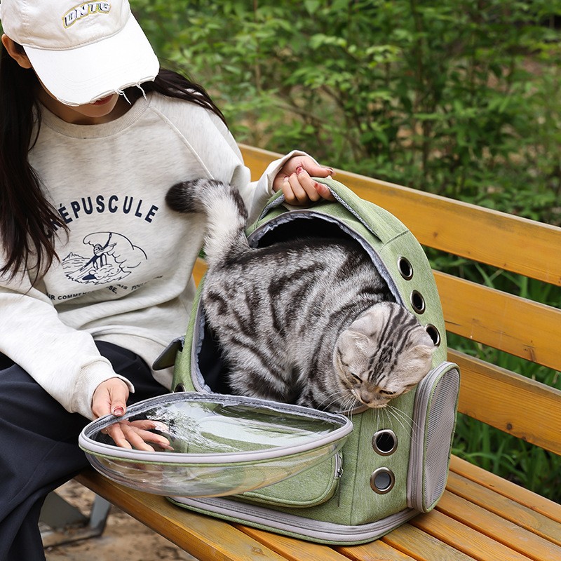 Pet Bubble Backpack Supplier - Wholesale OEM/ODM Breathable Waterproof Space Capsule Pet Backpack