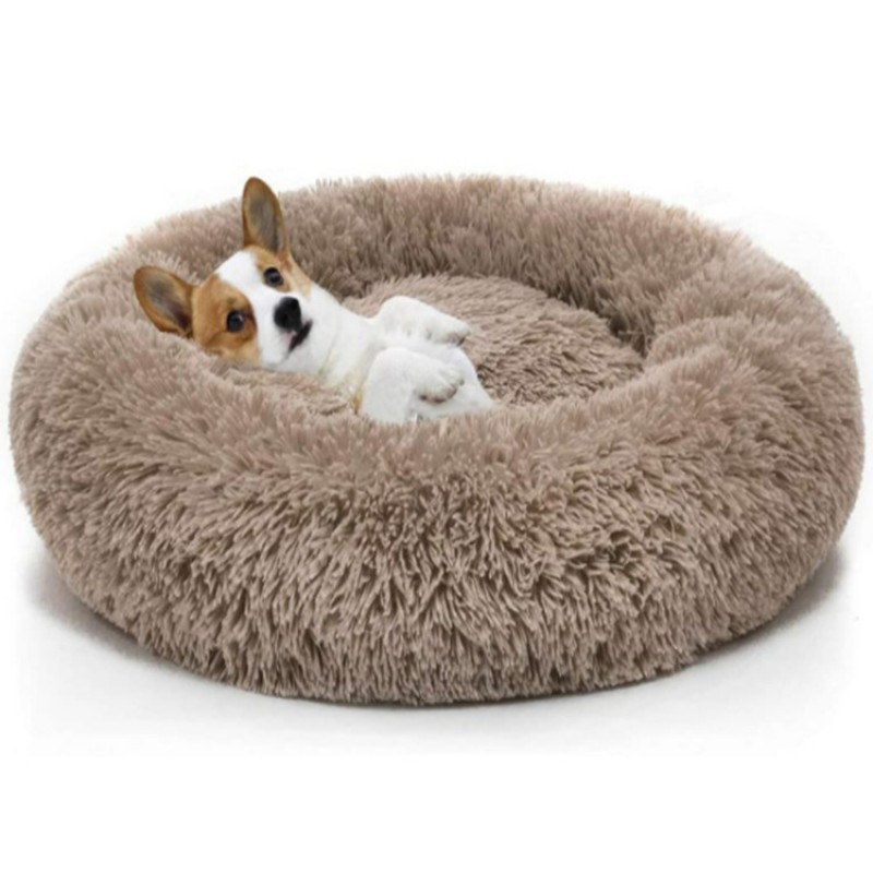 Round Pet Bed Manufacturer - Manufacturer Wholesale Custom Round Shape Plush Soft Non-Slip Bed