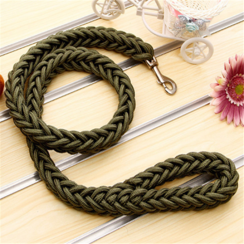 Rope Dog Leash Factory - Wholesale Eight Strand Round Rope Dog Walking Strong Durable Reflective