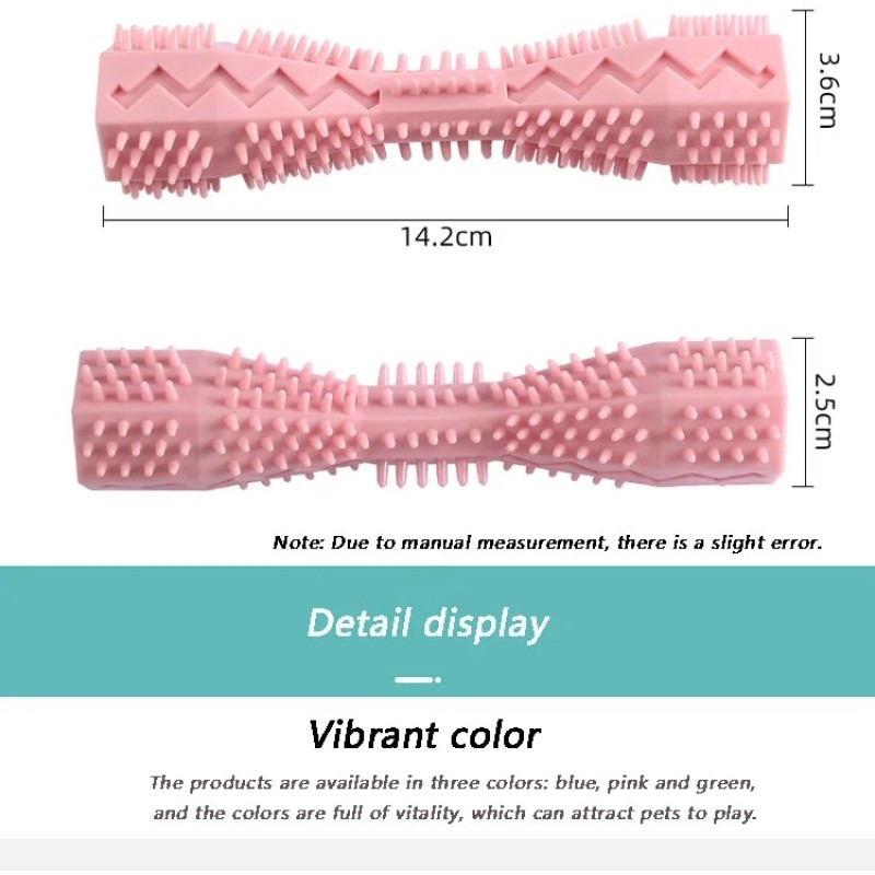 Pet Toothbrush Factory - Hot Sale Durable Pet Toys Stick Soft Tooth Cleaning Toothpaste Toothbrush