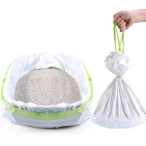 Biodegradable Bag Manufacturer - Compostable Waterproof Customized Drawstring Litter Bag