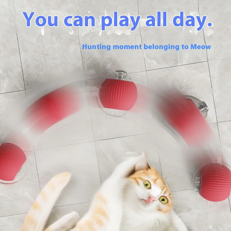 Smart Pet Toy Manufacturer - New Design Interactive Smart Cat Toy Ball Fast Rolling Dog Toy