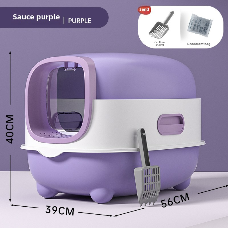 Enclosed Litter Box Manufacturer - Hot Selling Extra Large Anti-Splash Fully Enclosed Disinfection Box