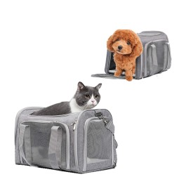 Pet Carrier Bag Supplier - Car Travel Accessories Folding Fabric Airline Approved Carrier