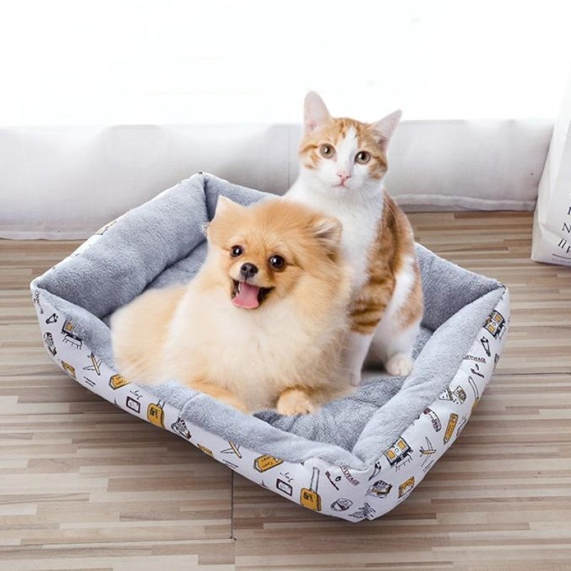 Pet Dog House Manufacturer - Wholesale Pet Dog House All-Season Warm Square Mat Cat Nest Bed