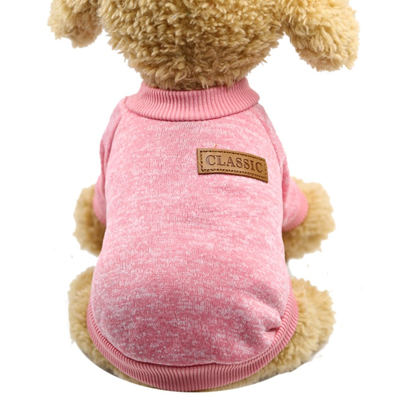 Autumn Dog Clothes Manufacturer - Classic Custom Autumn Winter Warm Dog Sweater Coat Soft Material