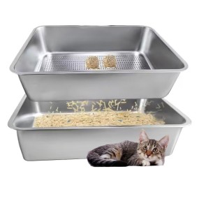 Stainless Steel Litter Box Manufacturer - Wholesale Hot Sale Custom OEM ODM Stainless Steel Litter Tray