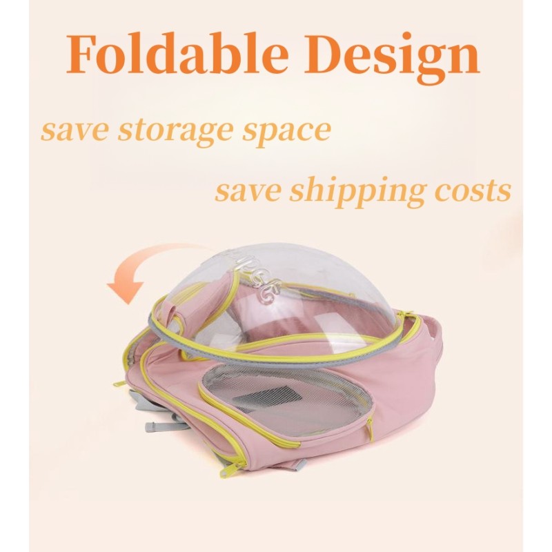 Pet Backpack Carrier Manufacturer - Whole Sales Large Space Bubble Pet Backpack Portable Carrier