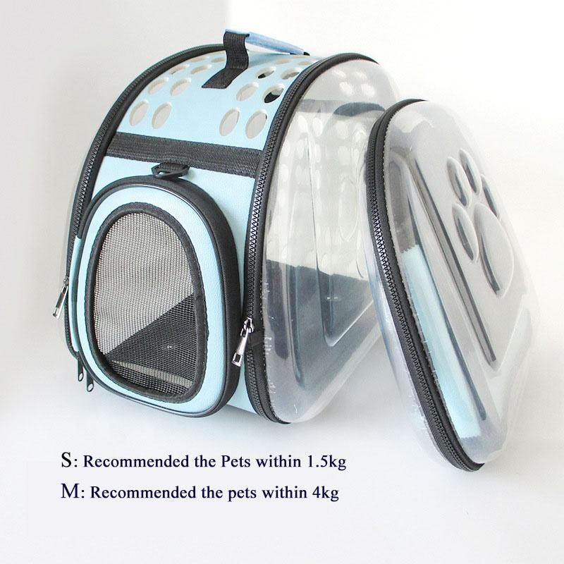 Transparent Pet Backpack Factory - Hot Sale Fashion Animals Detachable Dog House Transparent Backpack