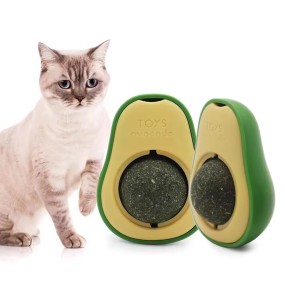 Catnip Ball Toy Factory - Hot Sale Rotatable Catnip Ball Toys Interactive Treat Teeth Cleaning