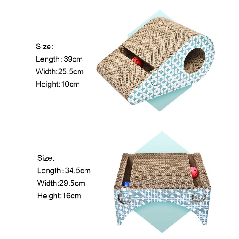 Round Scratcher Supplier - Popular Wholesales Recyclable Round Circular Folding Corrugated Board