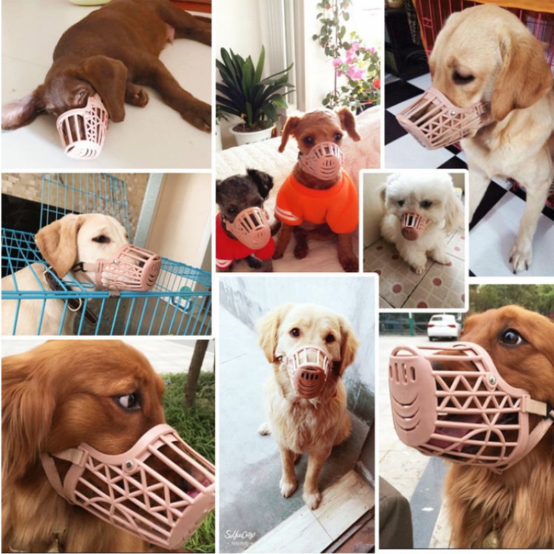 Dog Muzzle Factory - Wholesale Pet Adjustable Soft Comfortable Breathable Anti-Bite Muzzle