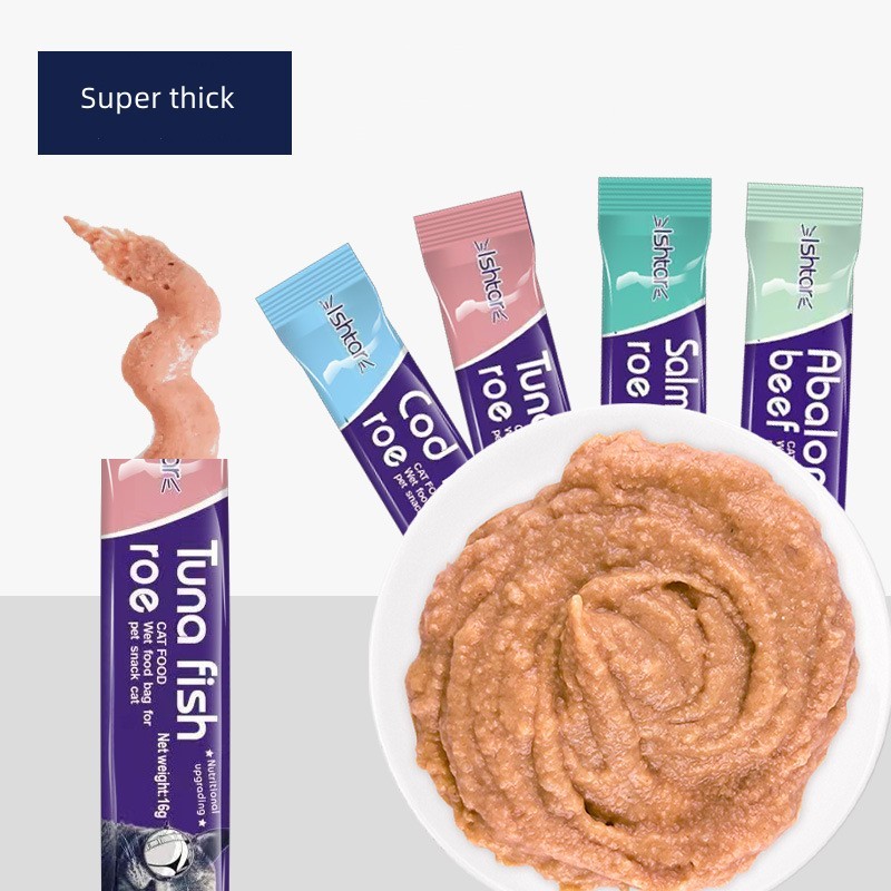 Pet Snacks Supplier - Baby Nutrition Wet Food Package with Fat Hair Cheeks for Pet Snacks