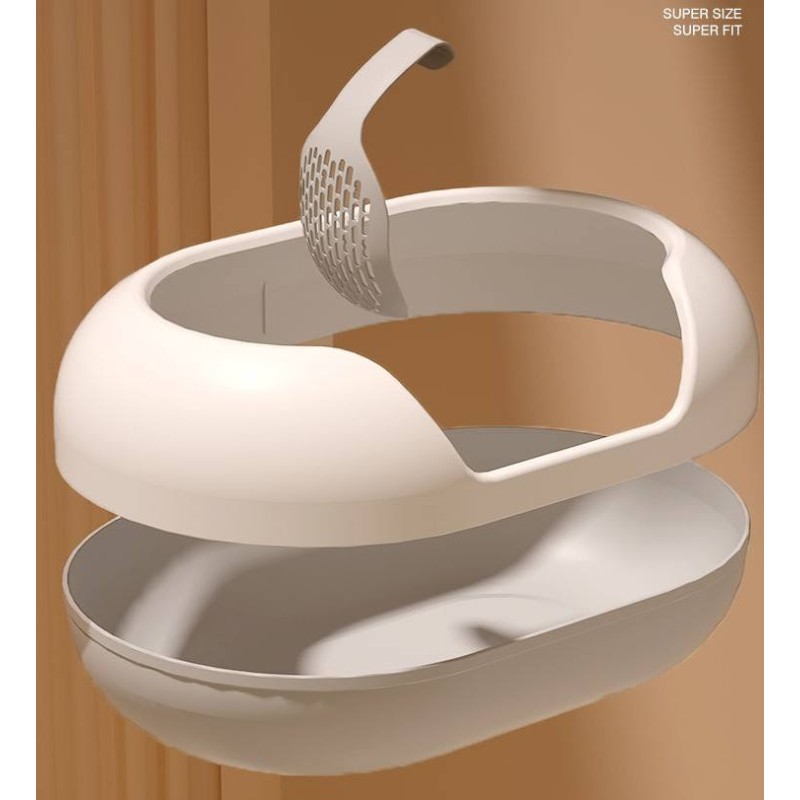 Capsule Litter Box Supplier - Factory Supplier New Capsule Oversized Semi-enclosed PP Material Box