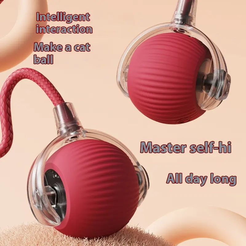 Smart Pet Toy Manufacturer - New Design Interactive Smart Cat Toy Ball Fast Rolling Dog Toy