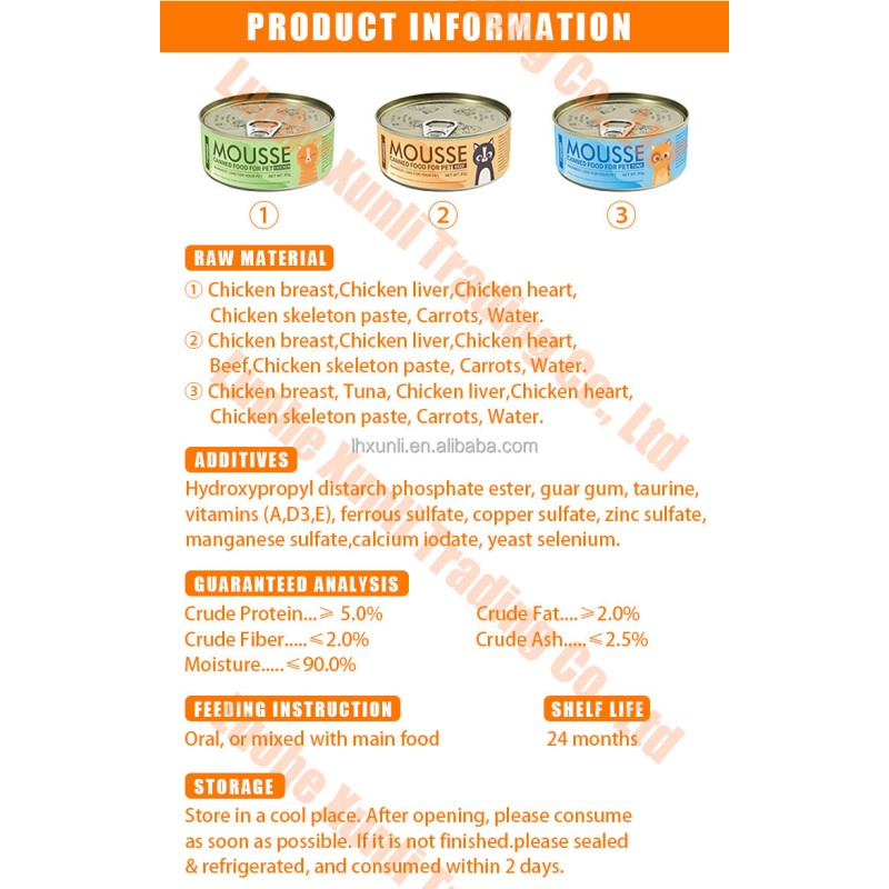 Canned Pet Food Manufacturer - Best Selling Tuna