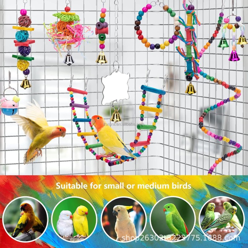Parrot Chewing Toys Supplier - Safe Material Stand