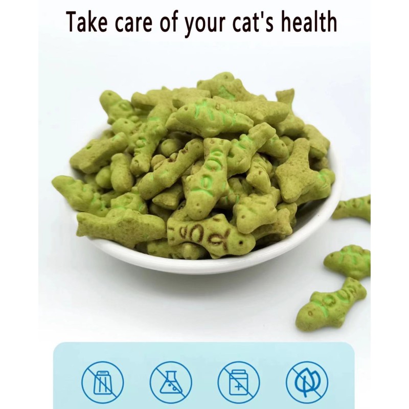 Cat Cookie Factory - ODM OEM Fish Mint Biscuit