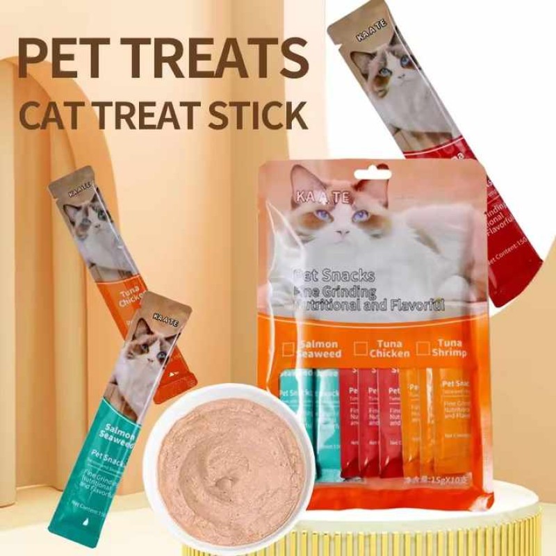 Cat Strips Factory - High Protein Liquid Snack OEM