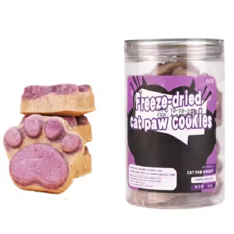 Cat Claw Cake Supplier - Purple Potato Flavor Wholesale