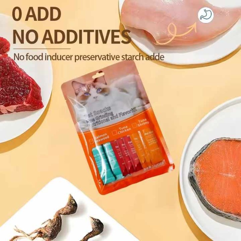 Cat Strips Factory - High Protein Liquid Snack OEM