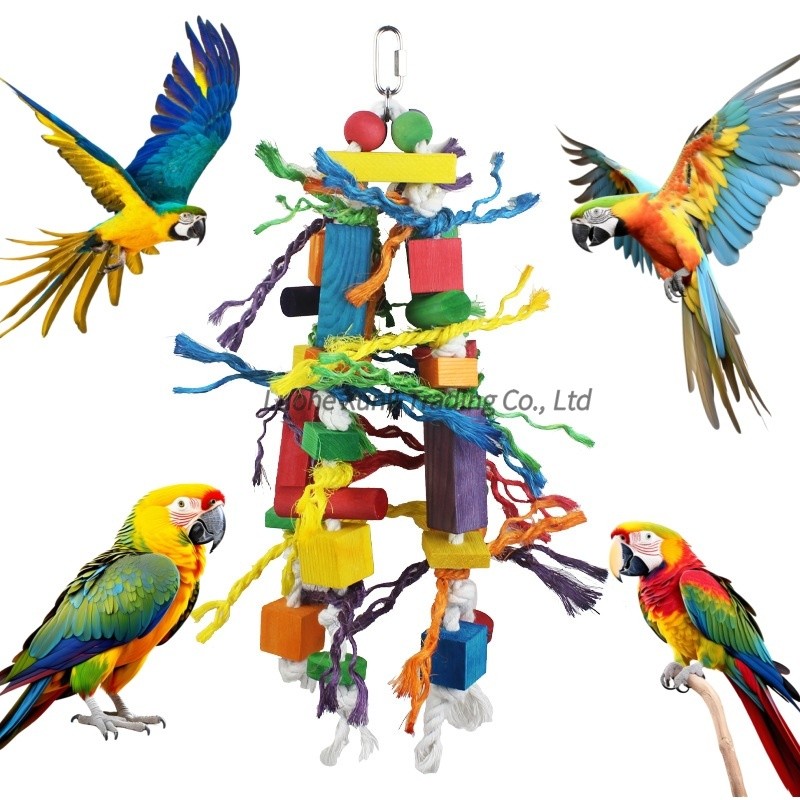 Wooden Bird Toys Manufacturer - Bead Chew Extra Large