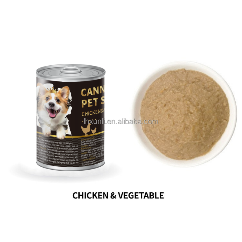 Canned Dog Food Supplier - 375g Chicken Flavor