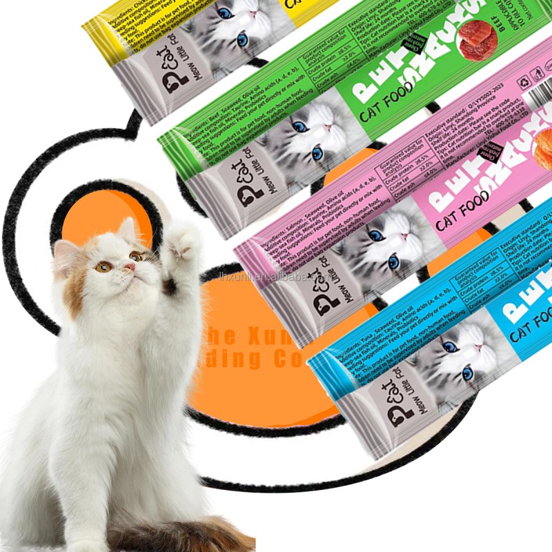 Cat Treats Manufacturer - Wet Food Stick Fish Oil