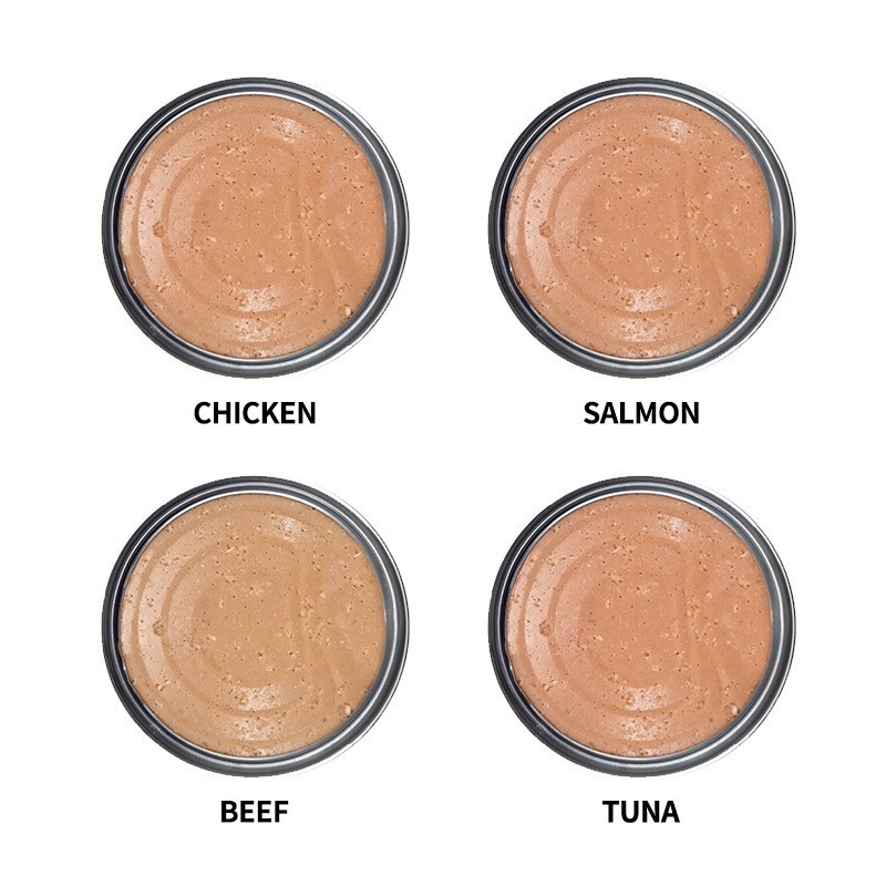 Cat Can Food Factory - 4 Flavors Nutritious Snack