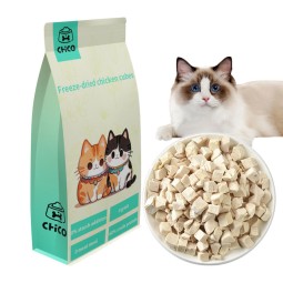 Freeze-Dried Salmon Manufacturer - Hot Selling Natural Freeze-Dried Salmon Cubes Delicious Healthy