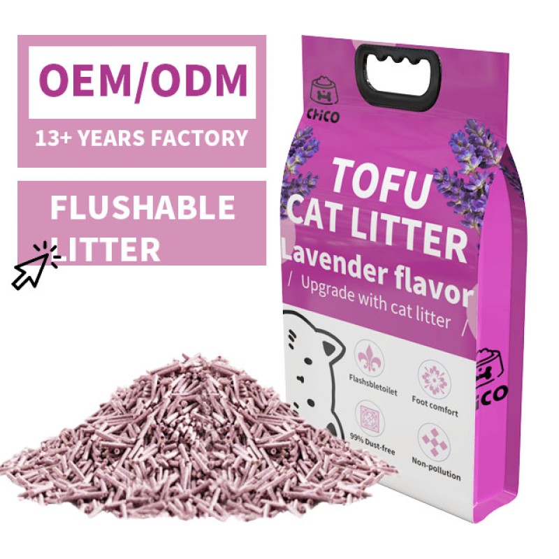 Dust-Free Cat Litter Factory - OEM Factory Easy Use Activated Carbon Tofu Cat Litter Sand